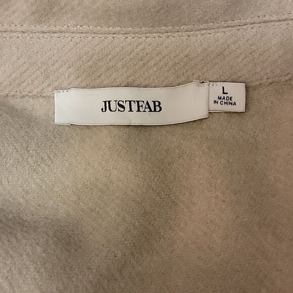 NWT Justfab Shacket in Large - Picture 4 of 8